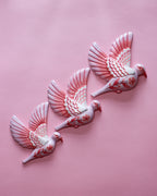 MADE TO ORDER Pink Flying Wall Pigeons