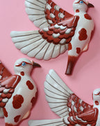 MADE TO ORDER Brown & White Flying Wall Pigeons