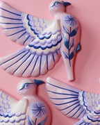 MADE TO ORDER Pink & Purple Flying Wall Pigeons