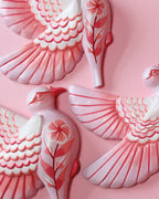 MADE TO ORDER Pink Flying Wall Pigeons