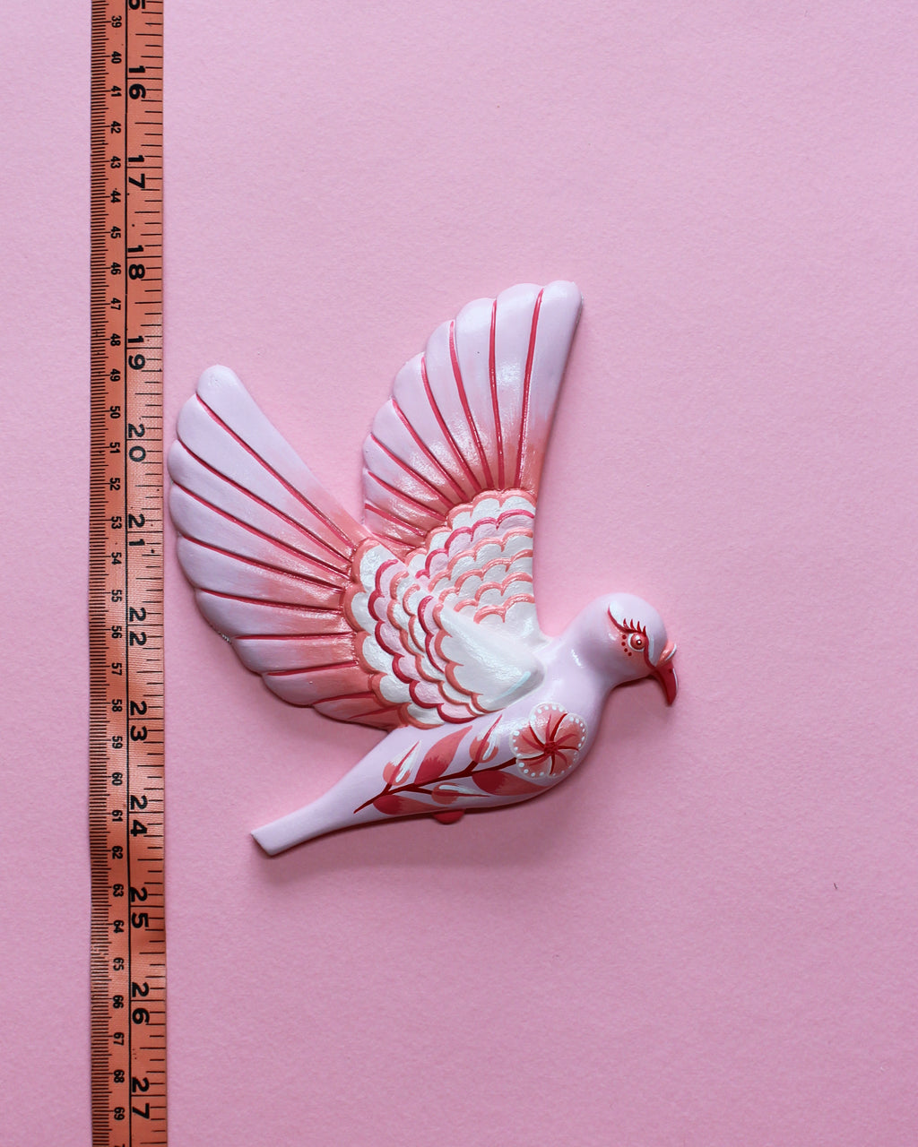 MADE TO ORDER Pink Flying Wall Pigeons