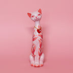 MADE TO ORDER Floral Kitschy Cat Wall Hanging