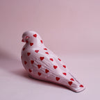 MADE TO ORDER Large Standing Pigeon With Hearts