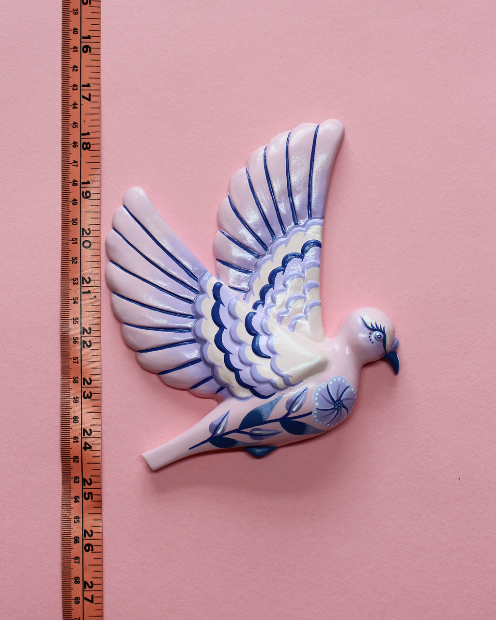MADE TO ORDER Pink & Purple Flying Wall Pigeons