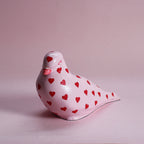 MADE TO ORDER Large Standing Pigeon With Hearts