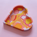 Bright Abstract Hand Painted Wooden Tray