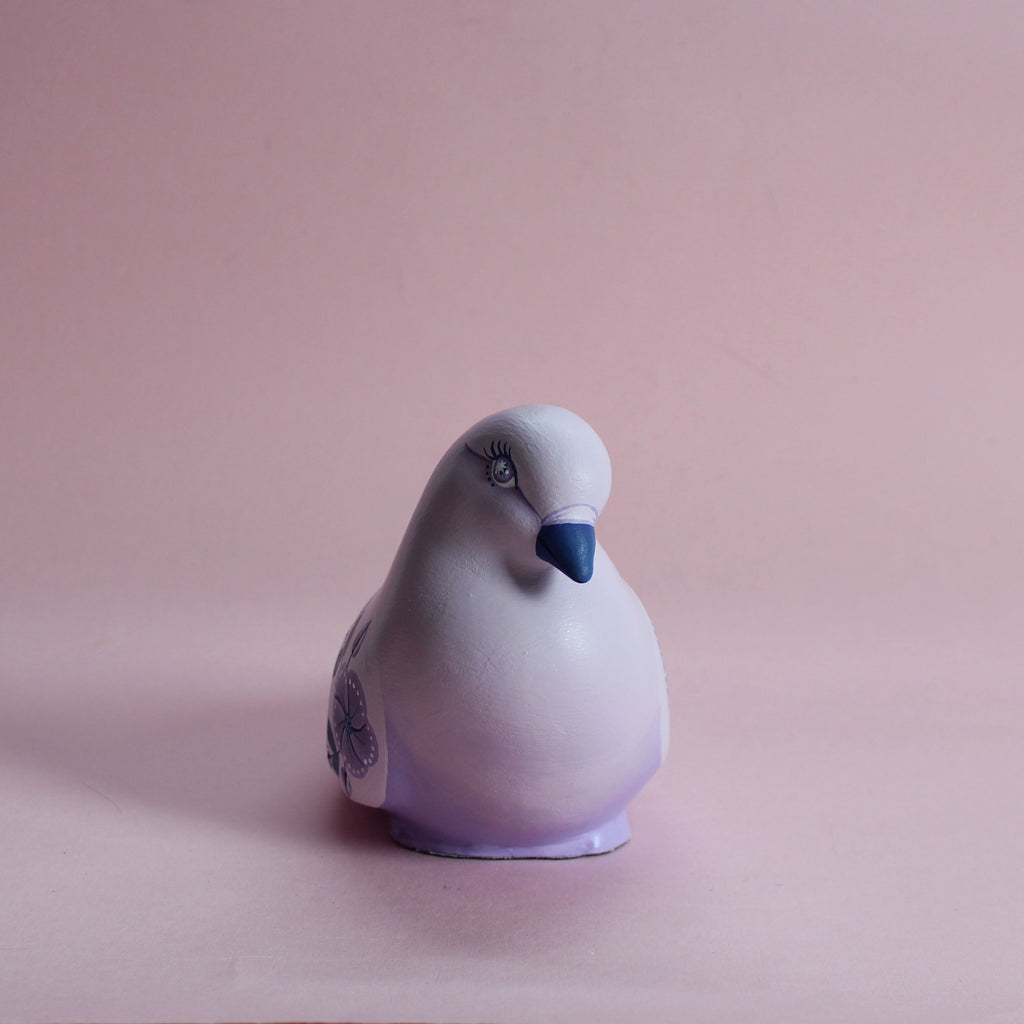 MADE TO ORDER Large Standing Floral Pigeon