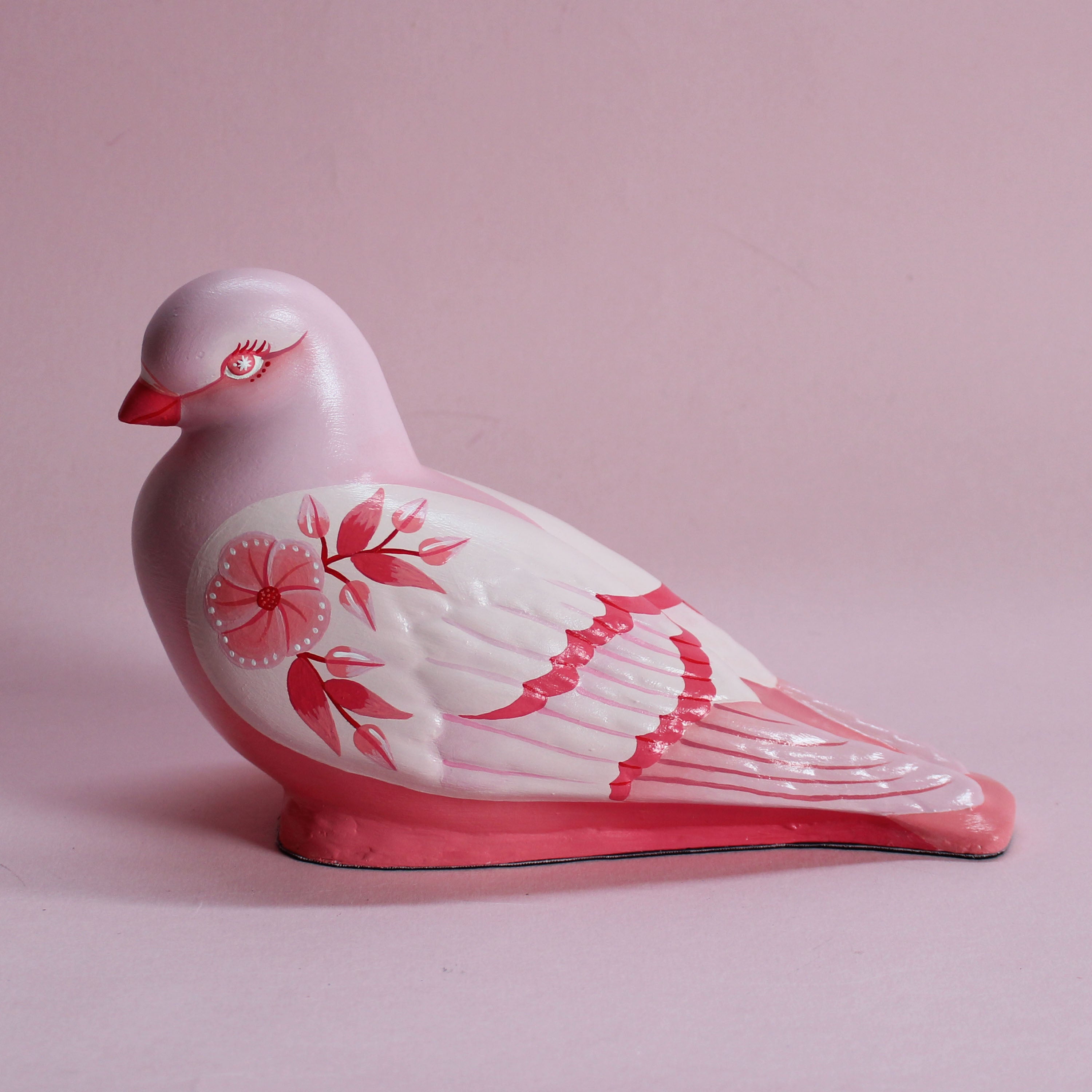 MADE TO ORDER Large Standing Floral Pigeon