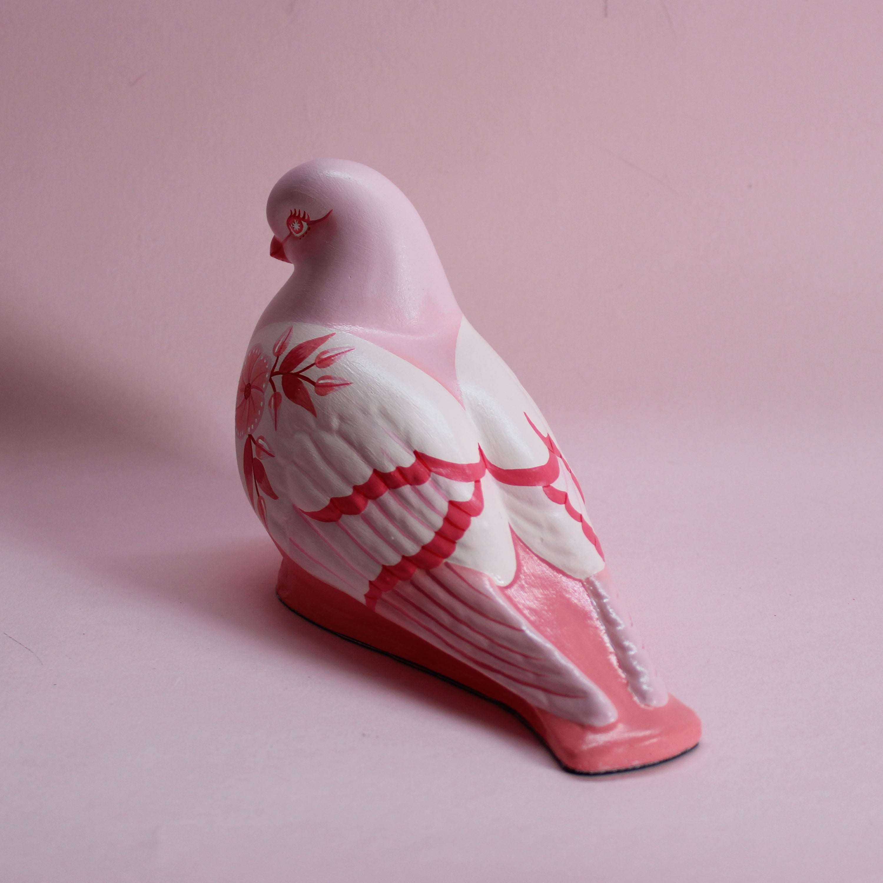 MADE TO ORDER Large Standing Floral Pigeon
