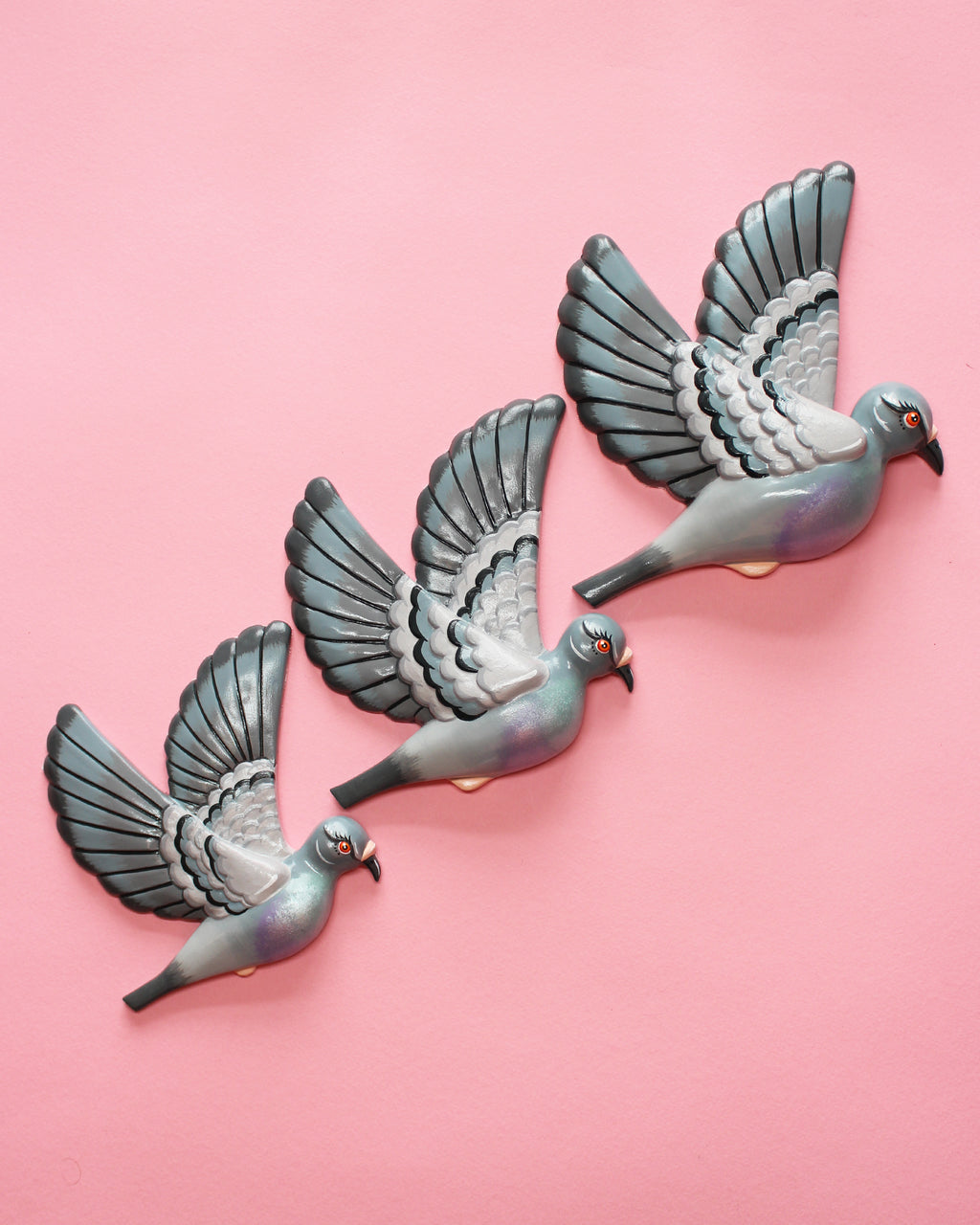 MADE TO ORDER Rock Dove Flying Wall Pigeons