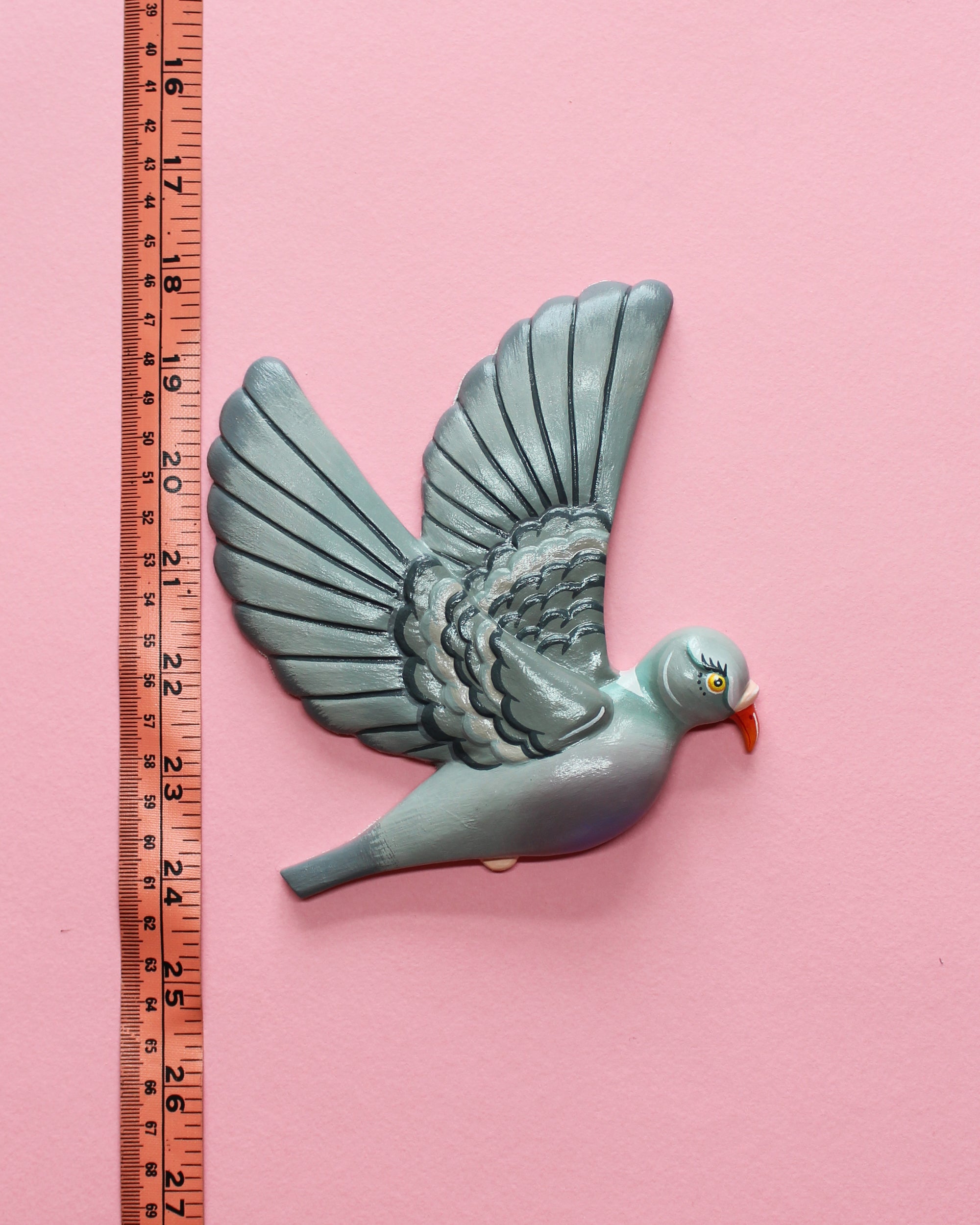 MADE TO ORDER Wood Pigeon Flying Wall Pigeons