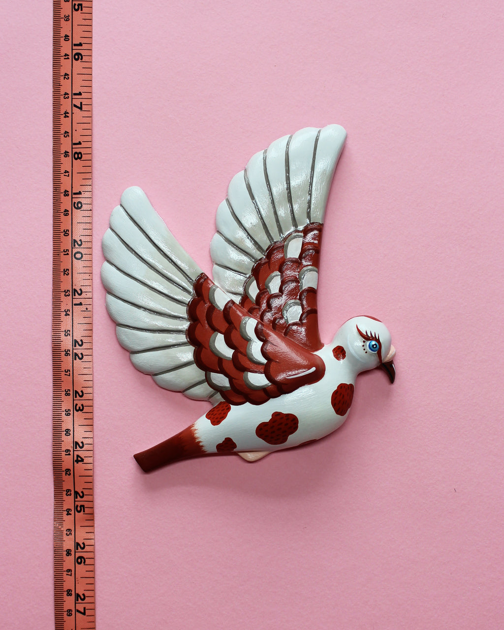 MADE TO ORDER Brown & White Flying Wall Pigeons