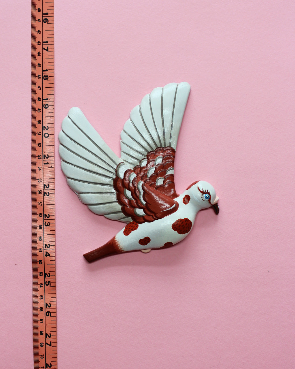 MADE TO ORDER Brown & White Flying Wall Pigeons