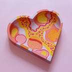 Bright Abstract Hand Painted Wooden Tray