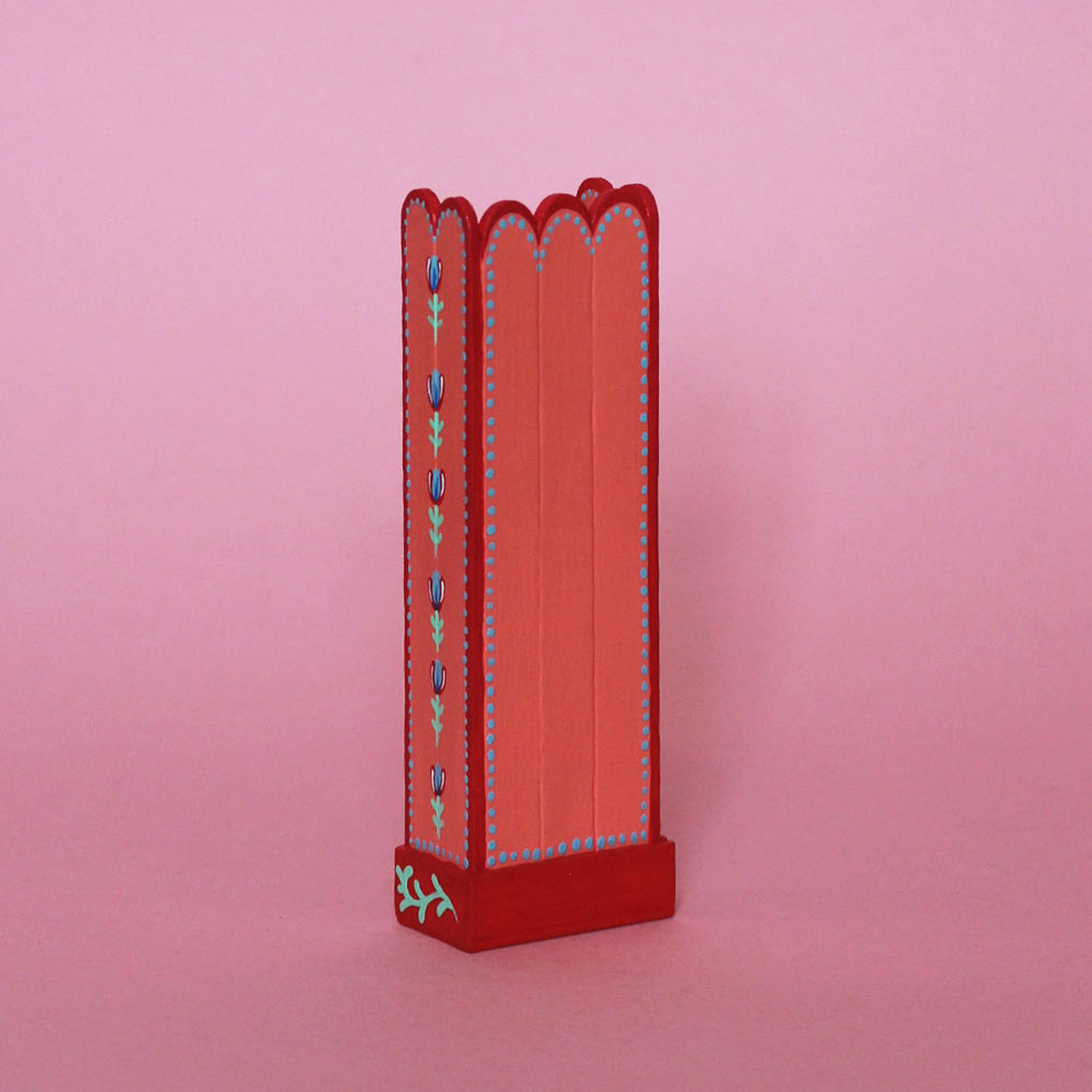Pink Miniature Painted Shelf