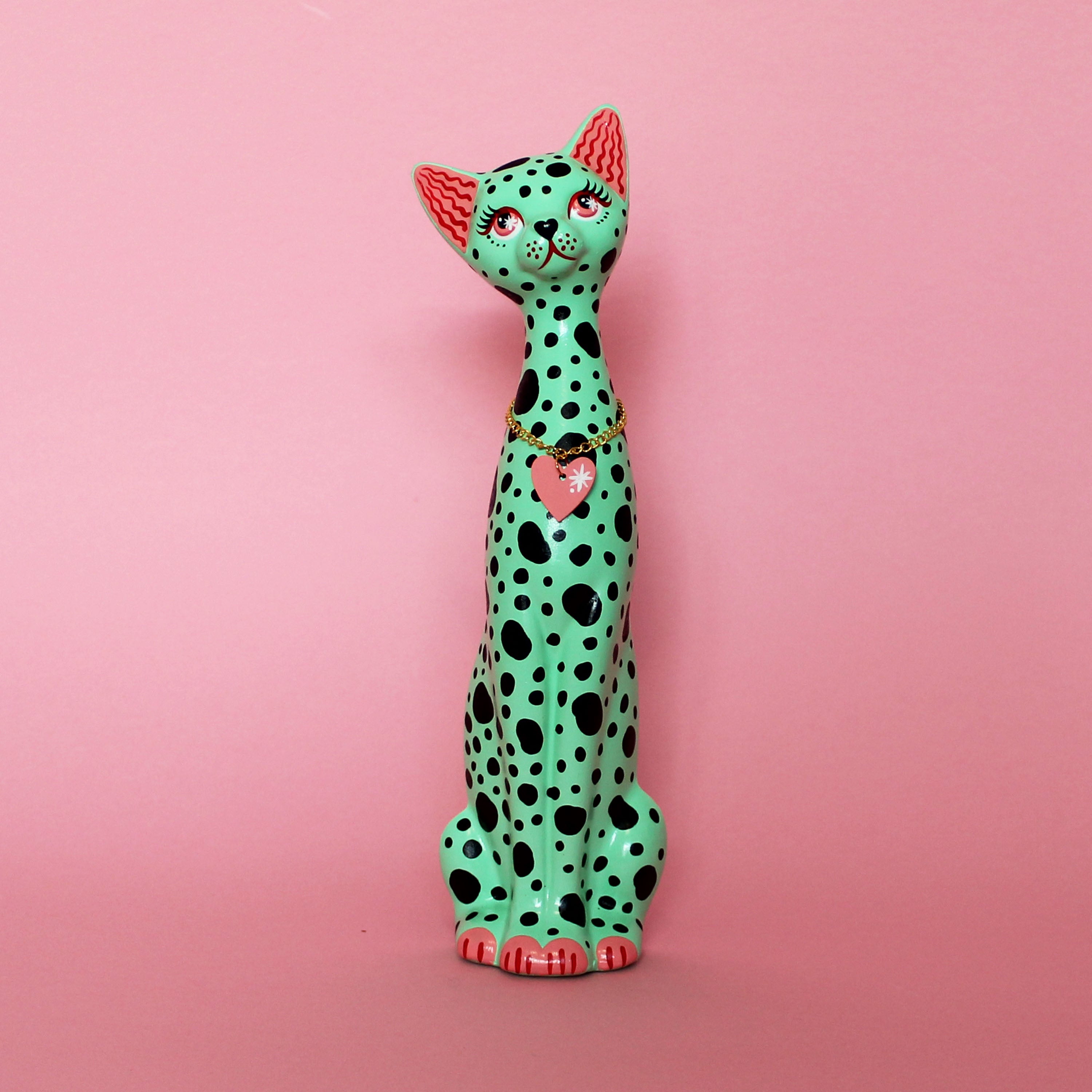 MADE TO ORDER Abstract Kitschy Cat Wall Hanging