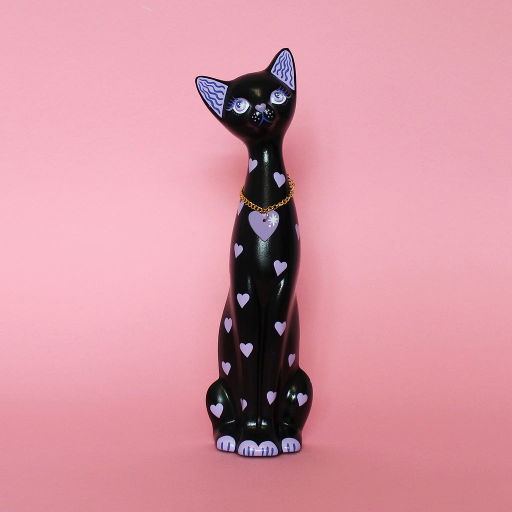 MADE TO ORDER Abstract Kitschy Cat Wall Hanging