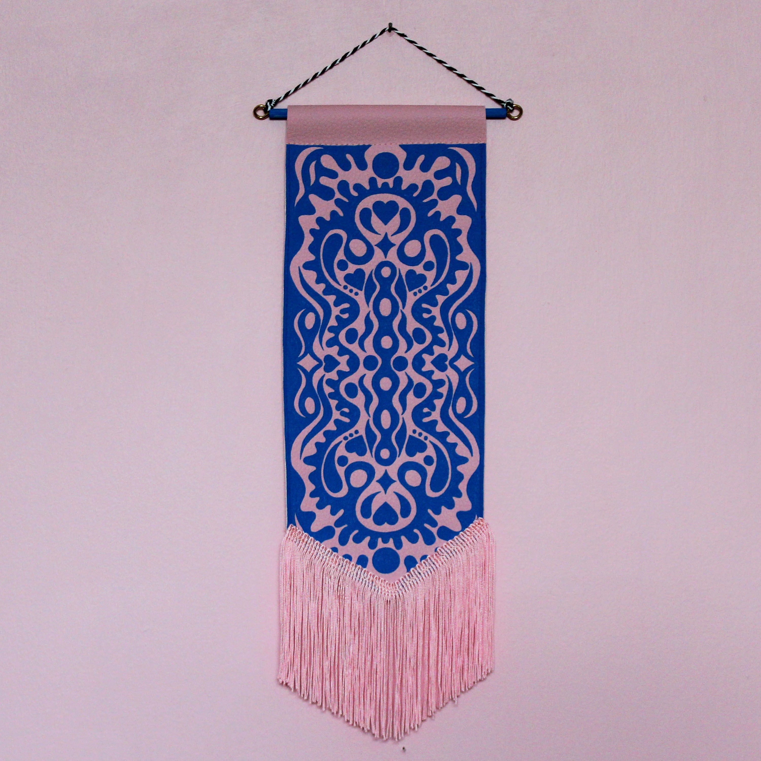Abstract #6 Vegan Leather Pennant