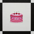 Pink Cake Vinyl Sticker
