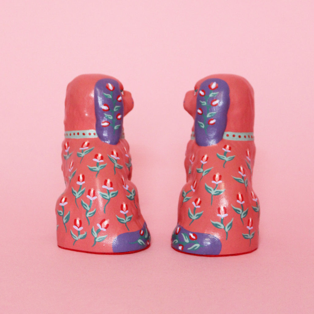 Small Kitschy Dog Pair