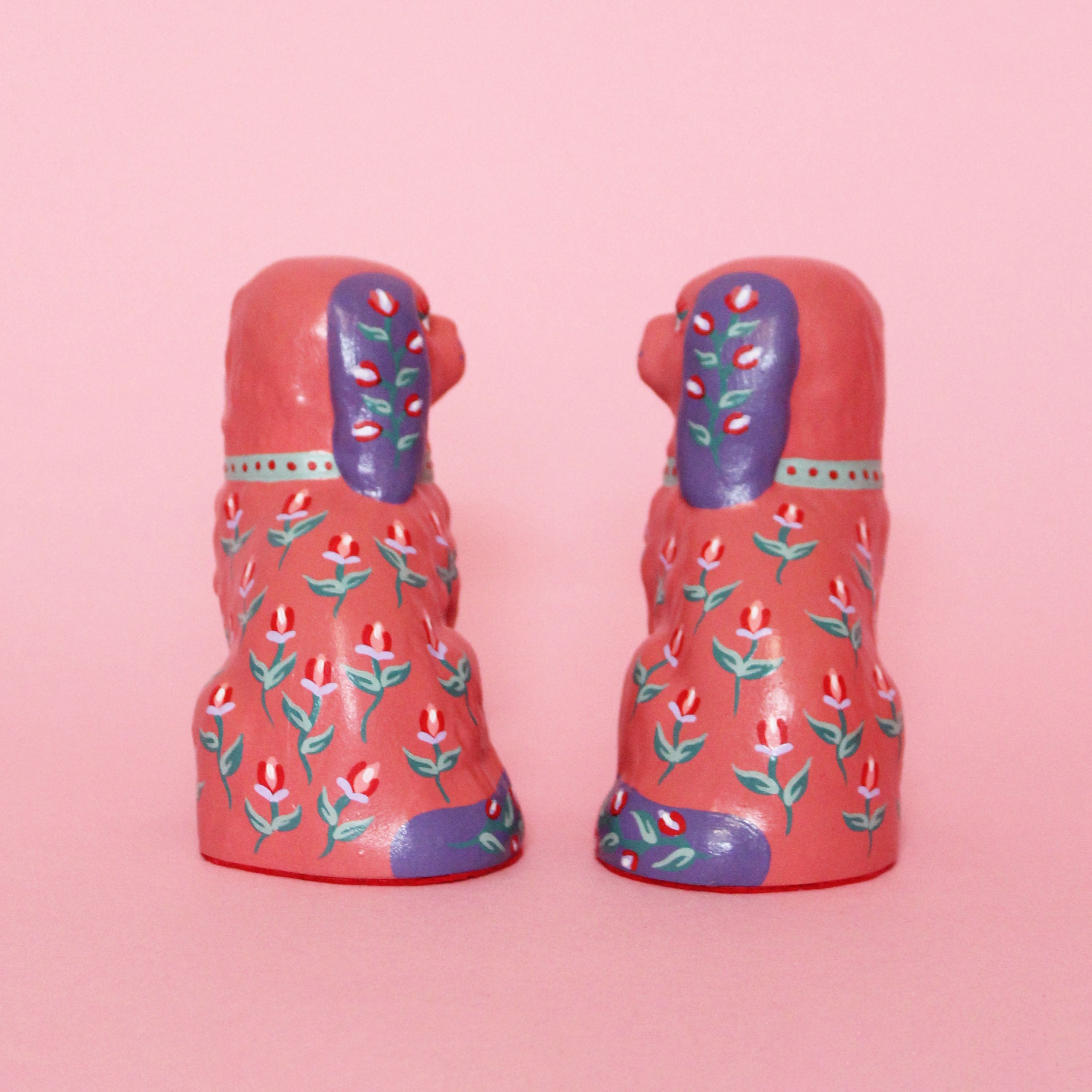 Small Kitschy Dog Pair