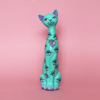 MADE TO ORDER Eyes Kitschy Cat Wall Hanging