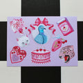 A4 Lovecats Flash Art Print by Betty & The Lovecats