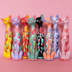 MADE TO ORDER Floral Kitschy Cat Wall Hanging