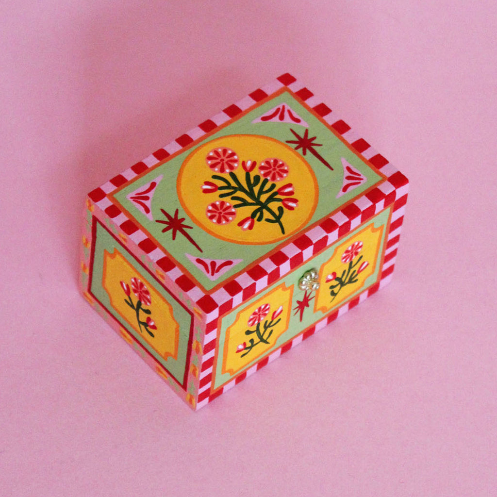 Painted Miniature Chest