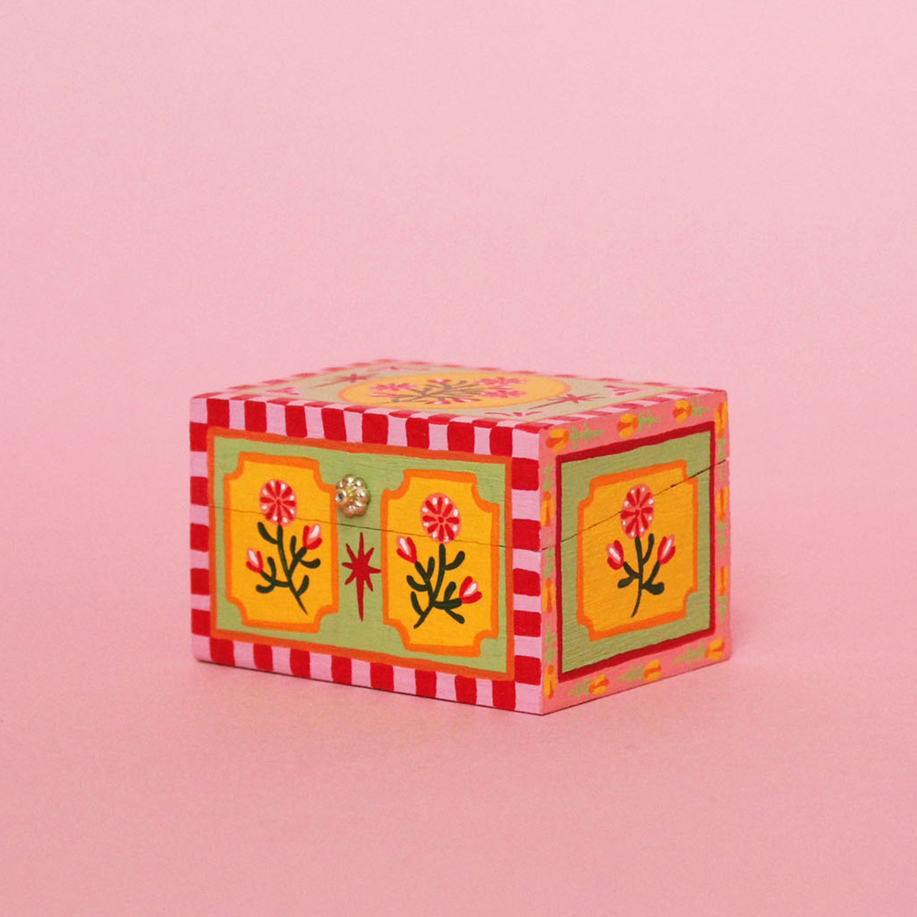 Painted Miniature Chest