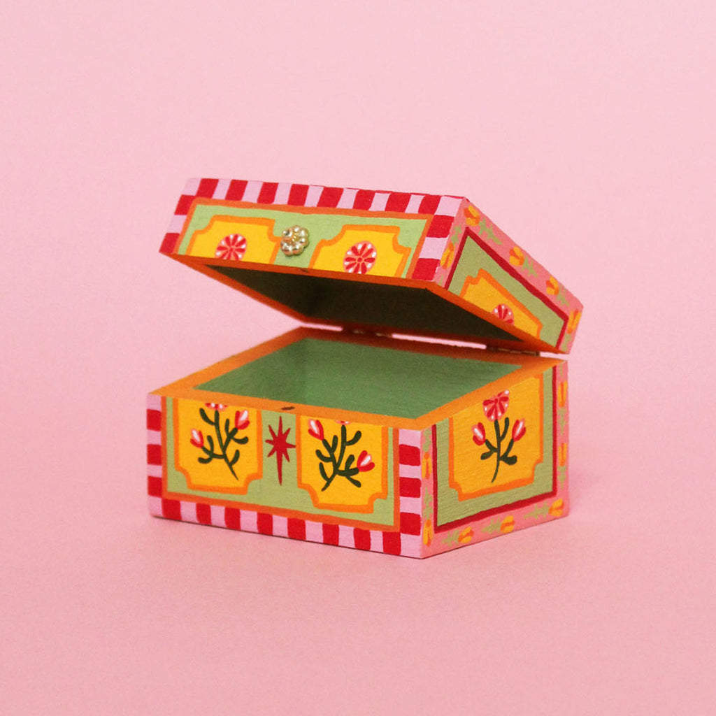 Painted Miniature Chest
