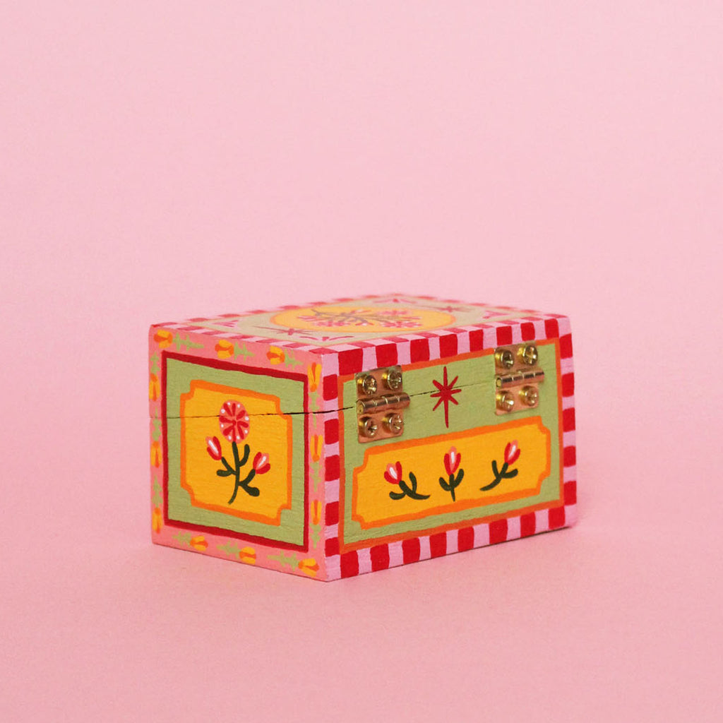 Painted Miniature Chest