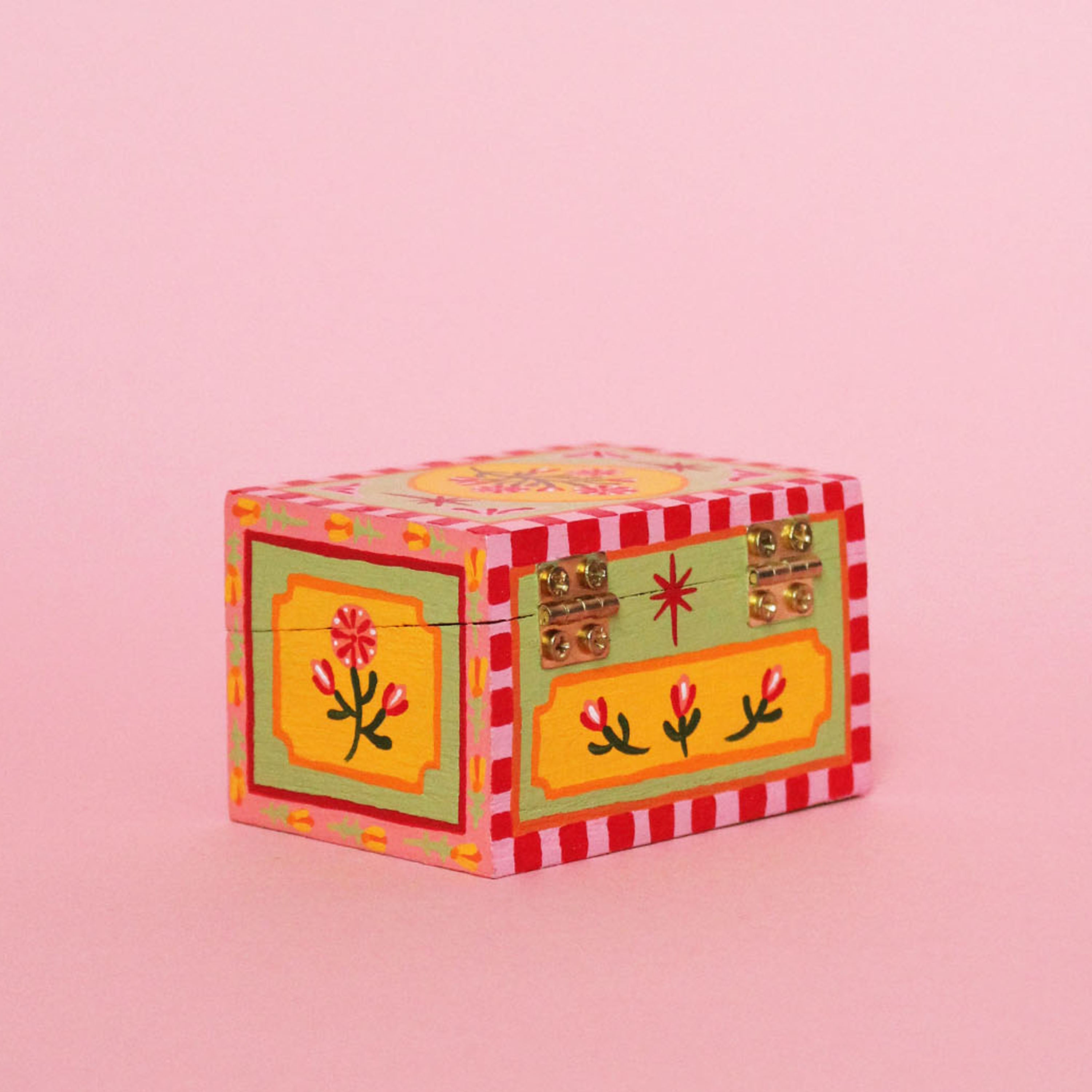 Painted Miniature Chest