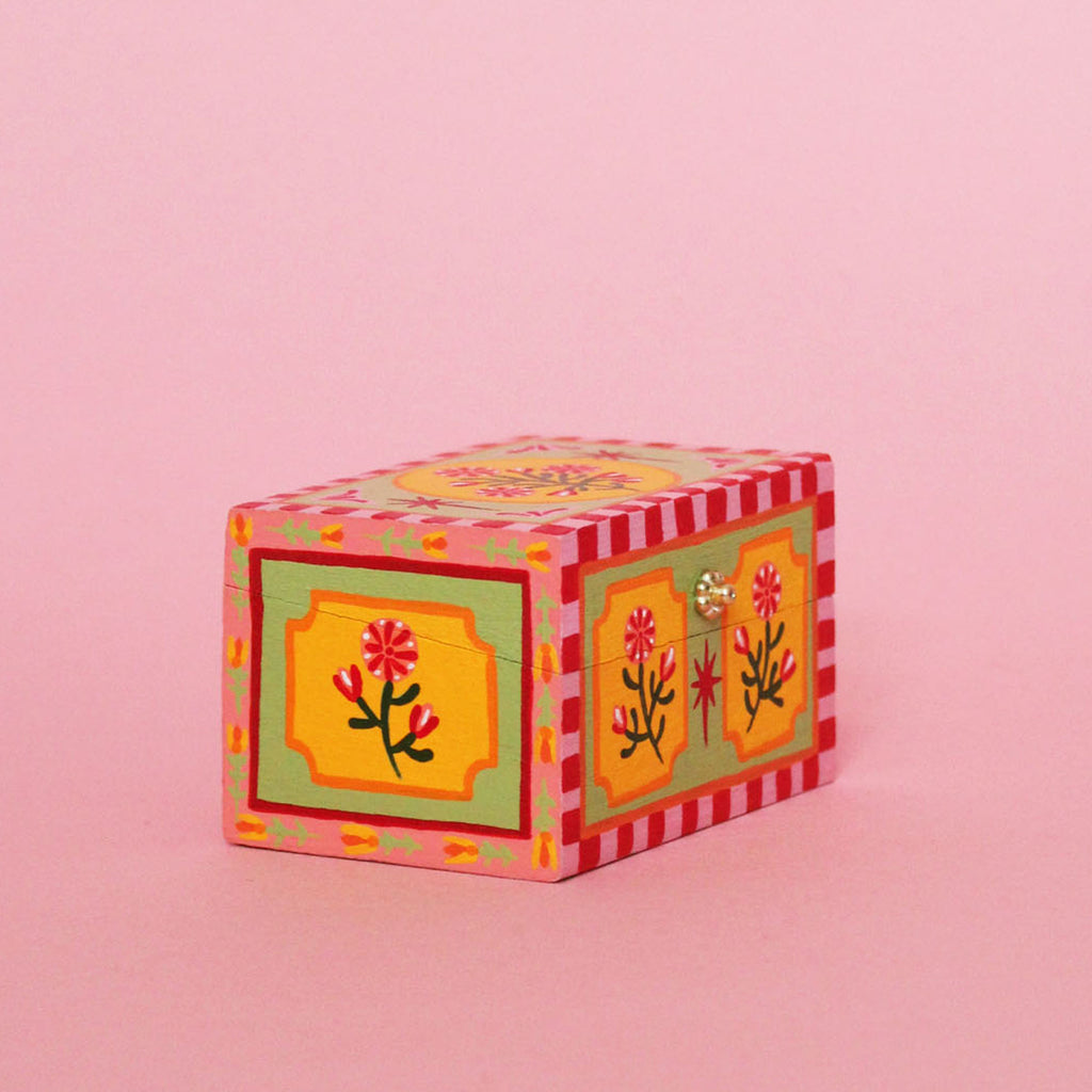Painted Miniature Chest
