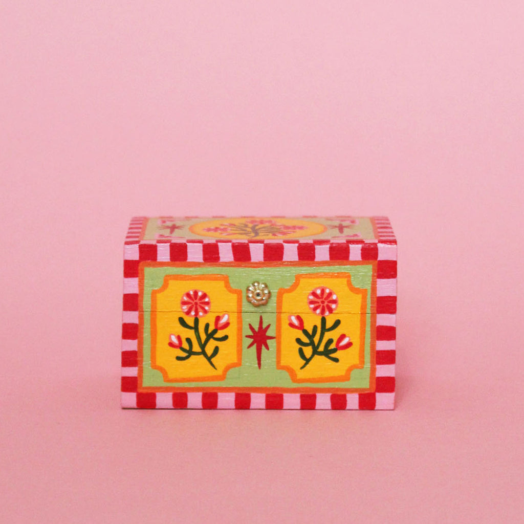 Painted Miniature Chest