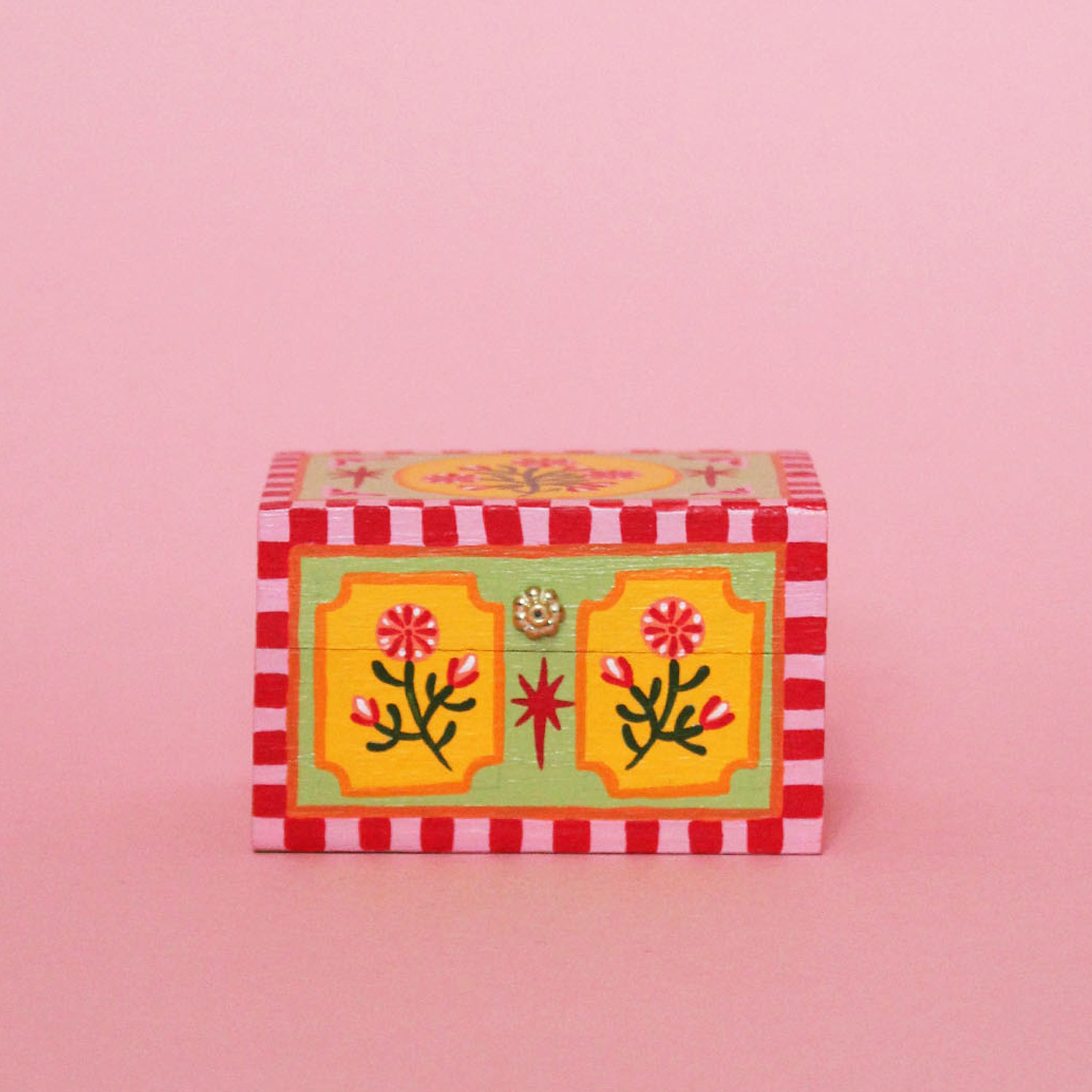 Painted Miniature Chest