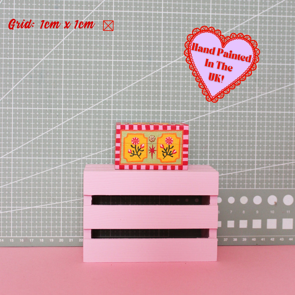 Painted Miniature Chest
