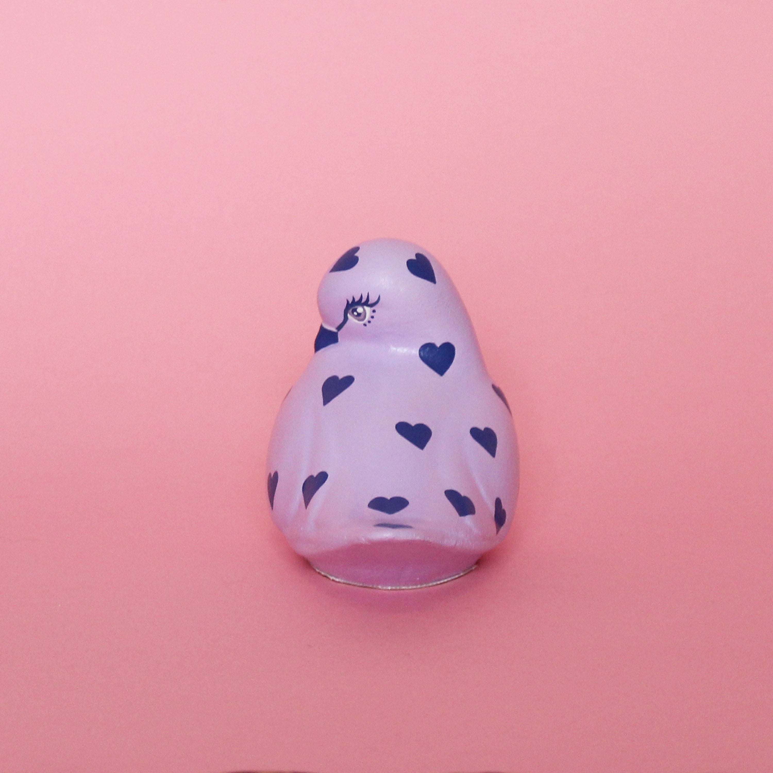 MADE TO ORDER Small Pigeon with Hearts
