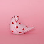 MADE TO ORDER Small Pigeon with Hearts