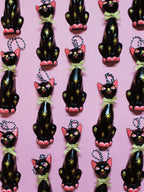 Black Kitschy Kitten Single Bauble