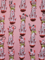 Pink Kitschy Kitten Single Bauble