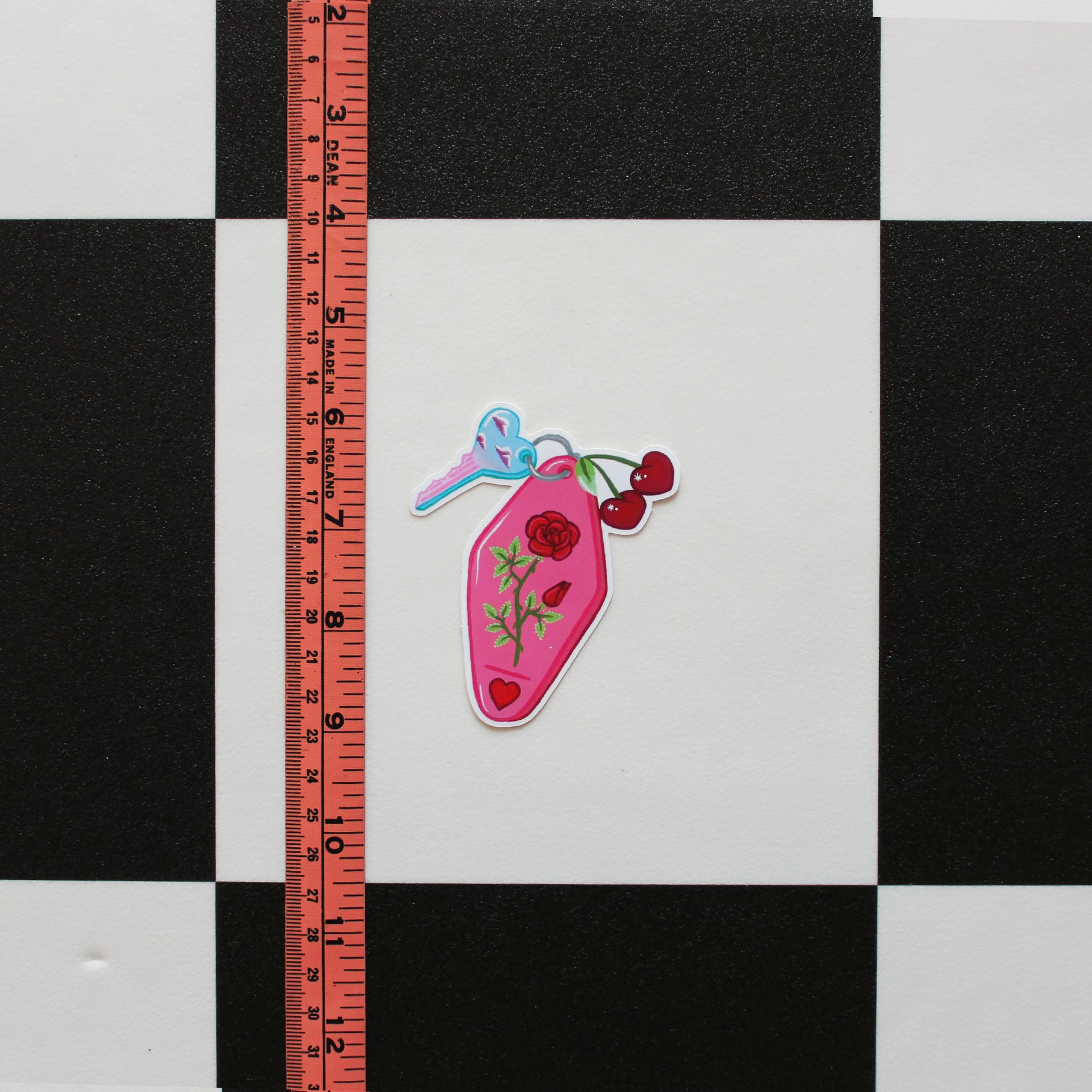 Motel Key Vinyl Sticker