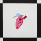 Motel Key Vinyl Sticker