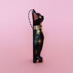 Black Kitschy Kitten Single Bauble