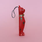 Red Kitschy Kitten Single Bauble