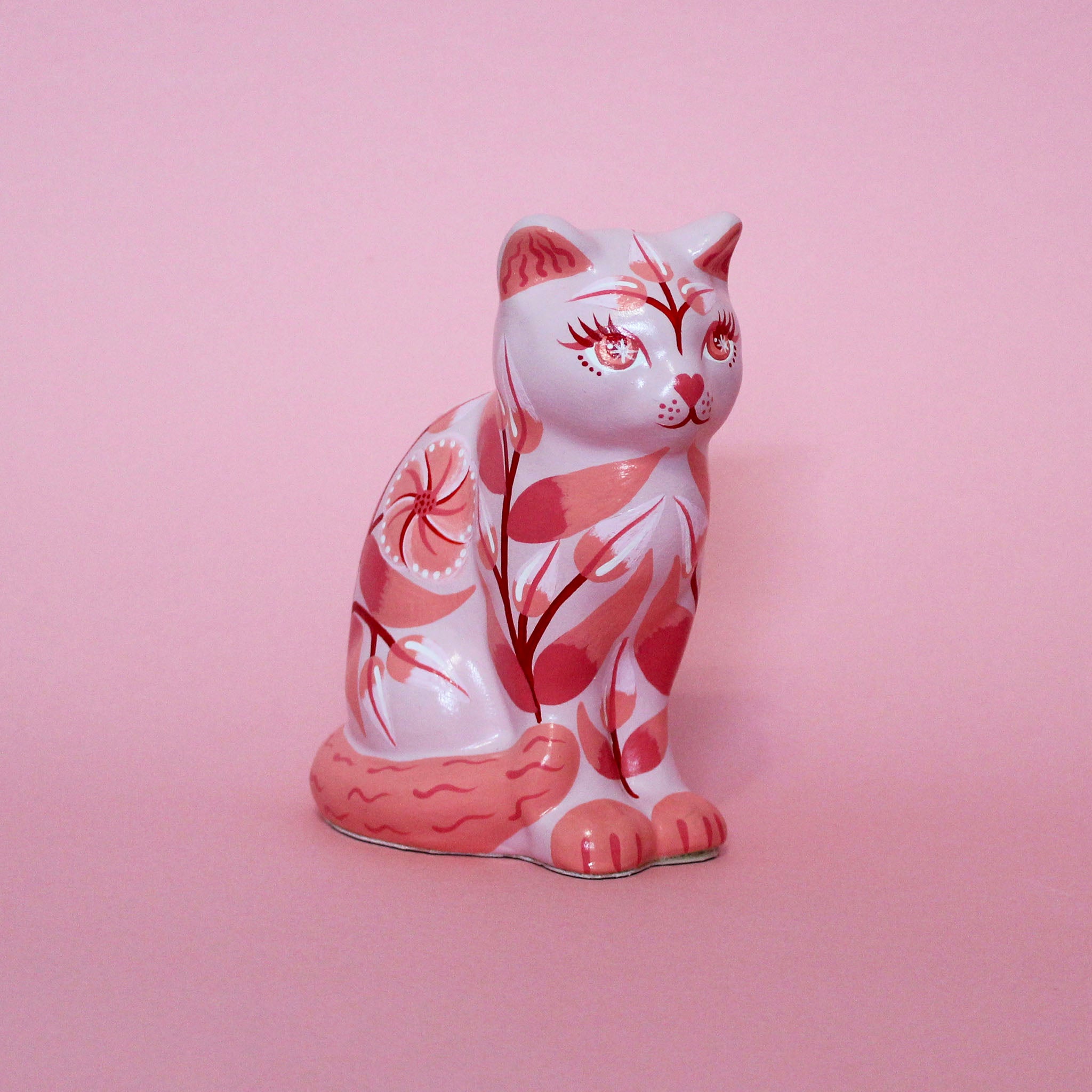 Large Kitschy Cat in Pink