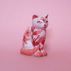 Large Kitschy Cat in Pink