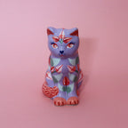 Large Kitschy Cat in Purple