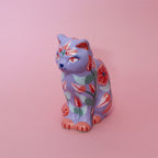 Large Kitschy Cat in Purple