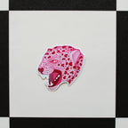 Pink Leopard Vinyl Sticker